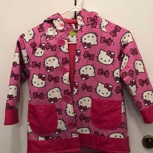 Western chief hello kitty rain coat 5T